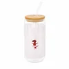 Be cute staklena čaša Jazavičarka Roze 500ml