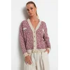Trendyol bež široko fit pletenine Cardigan