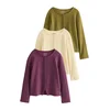 Next Pletena jopa chamois/oliva/ciklama