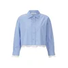 Rich & Royal Bluza svetlo modra / bela