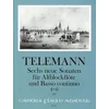 TELEMANN:6 NEUE SONATEN ALTBLOCKFLOTE UND BASSO CONTINUO 4-6