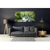 tulup.si Slika na akrilnem steklu Forest stream river falls 140x70 cm 4 obešalnika