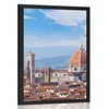 Plakat gotska katedrala v Firencah - 30x45 silver