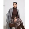 Sinsay - Midi suknja sa leopard dezenom - šareno