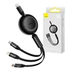 1 to 3 Baseus Usb-C 3V1 Kabel Za Lightning Micro Usb Iphone Samsung 100W 3.5A 1.1M