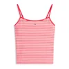 Tommy Jeans Top ESSENTIAL rdeča/bela