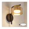 Brilagi-LED RGB prigušiva zidna lampa AURA LUX 1xGX53/14W/230V Wi-Fi Tuya crna/zlatna