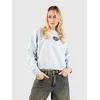 Santa Cruz Heart Wreath Front Crew Sweater fresh blue