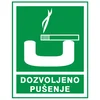 NALJEPNICE DOZVOLJENO PUŠENJE SIMBOL 3263