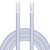 Kabel Verbatim Sync & Charge SoftTouch USB-C na USB-C - 100 W, 120 cm, vijoličen (30278)