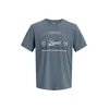 JACK & JONES Majica bazaltno siva / temno siva / bela