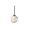 Ideal Lux - Luster na sajli BLOOM 1xE27/42W/230V prečnik 22 cm zlatna/dimljeno bež