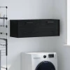 Ormar za Zid Crni hrast 100 x 36.5 x 35 cm Konstruirano drvo