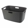 Curver Korpa za veš 45l Softex tamno siva  CU 00572-Z68