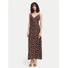 Vero Moda Poletna obleka Elisa 10350647 Temno rjava Regular Fit