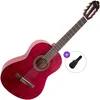 Valencia VC204 Basic SET 4/4 Transparent Wine Red Klasična kitara
