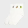 Cropp - 3 pack čarapa Shrek - white