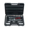 KS TOOLS Superlock raglja z nastavki 26-delni set 3/8