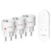 Set brezžičnih MINI vtičnic, upravljanje z daljinskim upravljalnikom 2+1, 2300 W