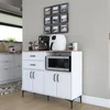 Hanah Home Višenamenska komoda JE166-3283, 120 x40 x98.6 cm, Bela