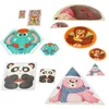 shumee Sestavljanka za otroke 6 v 1 Panda Monkey Elephant Seal Jež