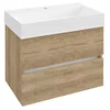 ODETTA Vanity Unit 67x50x43,5cm, hrast Alabama - Rjava - 67x50x43,5 cm - Sapho - ODETTA - 24 - MDF/laminat - 670 - 500 - 435 - 14