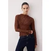 Trendyol Milla ženska bluza Twoaw26Bz00048, braon
