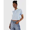 Blue Tomato Knitted Polo baby blue