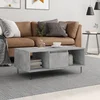 shumee Klubska mizica betonsko siva 90x50x36,5 cm inženirski les