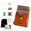 ZENWIRE Afriški Instrument Kalimba Klavir Zanza Mbira 17 Tipk Leseni Rjav Zenwire K-01