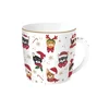 Porcelain mug, 350 ml, CHRISTMAS FRIENDS CATS - Nuova R2S brand