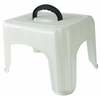 Stolček 37,5x29,5x24,5cm, nosilnost 150kg plastika, BELA