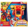 Marvel: Iron Man 2 v 1 Mech Iron Man avto in komplet figur – Hasbro