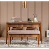 Hanah Home Set trpezarijski sto, 2 trpezarijske stolice i klupa Vina 0900 Orah