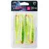 Fox Rage Slick Shad Ultra UV 11cm Lemontiger x 4
