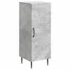 Kreveta Betonska siva 33 x 34,5 x 89,5 cm Konstruirano drvo