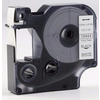 Kompatibilen trak za Dymo D1 18444 VINYL/LabelManager/LabelPoint/LabelWriter/Rhino/MobileLabeler 12mm (1/2) x 7m VINYL - črn izpis/bel trak