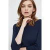 Majica z dolgimi rokavi Vero Moda ženski, mornarsko modra barva