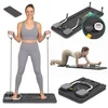 Modernhome višenamenska pilates reformer daska, sklopiva, sa lcd ekranom i ekspanzerima, ( gb-pl-01 )