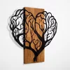 Aberto Design Zidna dekoracija Brain Tree, 58x62 cm, Crna