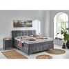 Boxspring Krevet Scarlett 160/200 cm , tamnosiva