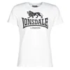 Lonsdale Majice s kratkimi rokavi LOGO Bela