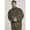 Urban Classics Majica Military Troyer, zelena