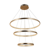 Azzardo AZ4429 - LED Lestenec na vrvici BRIGHTON LED/55W/230V gold