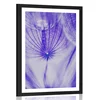 Plakat s paspartujem regrat v vijolični varianti - 20x30 silver