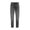 JACK & JONES Kavbojke JJIMIKE JJFOX siv denim