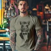 Camiseta Majica sa štampanim printom Cam 440, Muška, Kaki