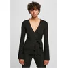 Womens ribbed knit sweater black