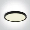 PLAFONJERA LED/32W/2800-3200K -4000K/2560lm/230V fi400 mm CRNA