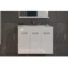 Omarica z umivalnikom White 85 stenska